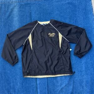 90s Holloway Franklin Tennis embroidered pullover windbreaker